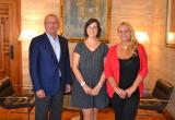 Imatge de la visita de la presidenta del Casal Català de Zurich a l'Ajuntament de Reus Imatge de la visita de la presidenta del Casal Català de Zurich a l'Ajuntament de Reus