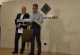 L'alcalde Carles Pellicer i el regidor Marc Arza durant la roda de premsa
