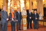 Imatge de la presentació del bust reliquiari restaurat a la prioral de Sant Pere