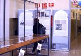 Imatge de l'exposició sobre Eduard Toda produïda per la Biblioteca Central de Reus a la Universitat de Barcelona