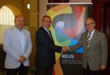 Signatura del conveni amb la Diputació de col·laboració amb el mundial Reus2014