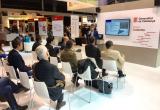 El regidor Marc Arza presentant el Portal Open Data a l'Smart City World Congress 2016