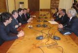 Reunió de la delegació de l'estat brasiler de Santa Caterina amb l'alcalde de Reus.