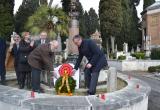 Homenatge a Marià Fortuny al Cementiri del Verano a Roma