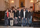 Recepció a estudiants de la facultat de Dret de la Universitat d’Hiroshima