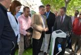 Presentació dels punts de recàrrega del vehicle elètric