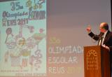 Foto de la presentació de la 35a edició de l’Olimpíada Escolar de Reus