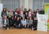 Foto d'arxiu de la presentació de parelles lingüístiques, al CN Reus Ploms