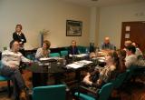 Imatge de la visita de la delegació lituana a les instal·lacions d'AMERSAM