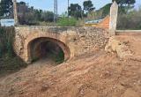 Obres de recuperació del pont de Calderons