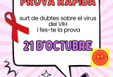Cartell Dia de la prova ràpida VIH Reus