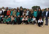 Lectura del manifest de les Ciutats Educadores a l'Escola Els Ganxets