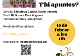 Cartell de la nova ruta De biblioteca a biblioteca amb la Ganxeta