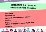 Cartell inauguració Punt Jove a la Pere Anguera