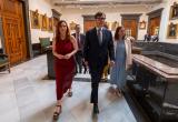 Visita institucional del president de la Generalitat, Salvador Illa