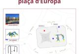 Plànol del projecte de renovació dels jocs infantils de la plaça d'Europa