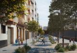 Imatge virtual de la reforma del carrer del Doctor Ferran