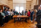 Visita institucional del conseller de la Presidència, Albert Dalmau