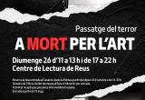 Cartell espectacle de terror “A mort per l’art”