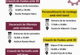 Cartell tallers creatius programa FAIG Cartell tallers creatius programa FAIG