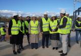 Visita a les obres de l'estació de Bellissens Visita a les obres de l'estació de Bellissens