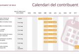 Calendari del contribuent 2026 Calendari del contribuent 2026