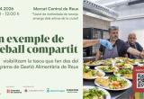 Cartell de l'activitat «Programa de Gestió Alimentària Responsable de Reus. Un exemple de treball compartit»