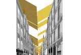 Render del projecte de tendal del carrer de Llovera