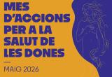 Cartell del Mes de Salut de les Dones