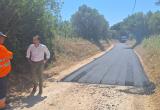 Regidor Rubio visita les obres d'arranjament al camí de la Sena Regidor Rubio visita les obres d'arranjament al camí de la Sena