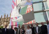 Inauguració del mural dedicat a Antoni Gaudí