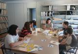 Primera sessió del club de lectura “Adolescents amb veu pròpia” Primera sessió del club de lectura “Adolescents amb veu pròpia”