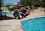 Roda de premsa de l'inici la temporada de bany a les piscines municipals