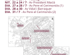 Planificació treballs d'asfaltat