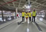 Obres de construcció de l'aparcament Riera