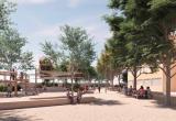 Imatge virtual del projecte de naturalització del pati de l'escola Eduard Toda