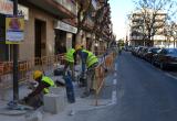 Obres voreres carrer Pau Font de Rubinat