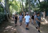Caminada usuaris Centres Cívics al passeig de la Boca de la Mina