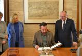 Visita institucional Lluís Soler, president Associació Catalana de Municipis