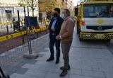 Obres a l'àrea de jocs infantils de l'avinguda del Carrilet