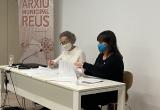 Signatura de cessió del Fons Pere Anguera Nolla a l'Arxiu Municipal de Reus