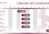 Calendari contribuent 2021