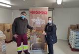 Donació de torrons Virginias a la Xarxa de Distribució d'Aliments