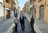 Visita d'obres al Camí de Valls Visita d'obres al Camí de Valls