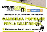 Cartell caminada salut mental La Marató