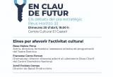 Cartell Eines per afavorir l'activitat cultural - Debats Reus Hortizó 32