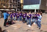 Coral infantil a la plaça del Mercadal Premi de Composició