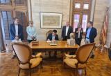 Visita institucional del rector de la URV, Josep Pallarès