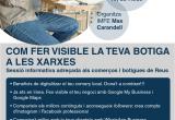 Cartell jornada digitalització botigues