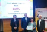 Montserrat Flores recull el segell Infoparticipa